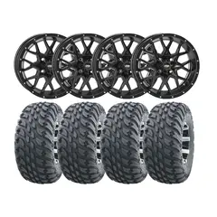 Hjulpakke 57 - Japanske 4x4 - 27&quot;/12&quot; Wanda VS3020 Storm E4, ITP Hurricane
