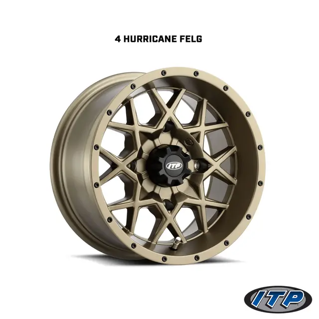 Hjulpakke 61 - Can-Am 4x4 - 26"/14'' Wanda P3035 E4, ITP Hurricane - Bronse 