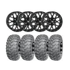 Hjulpakke 62 - Polaris 4x4 Wanda P3035 E4, ITP Hurricane - Svart