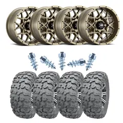 Pigghjulpakke 67 - Can-Am 4x4 Wanda P3036 E4, ITP Hurricane - Bronse