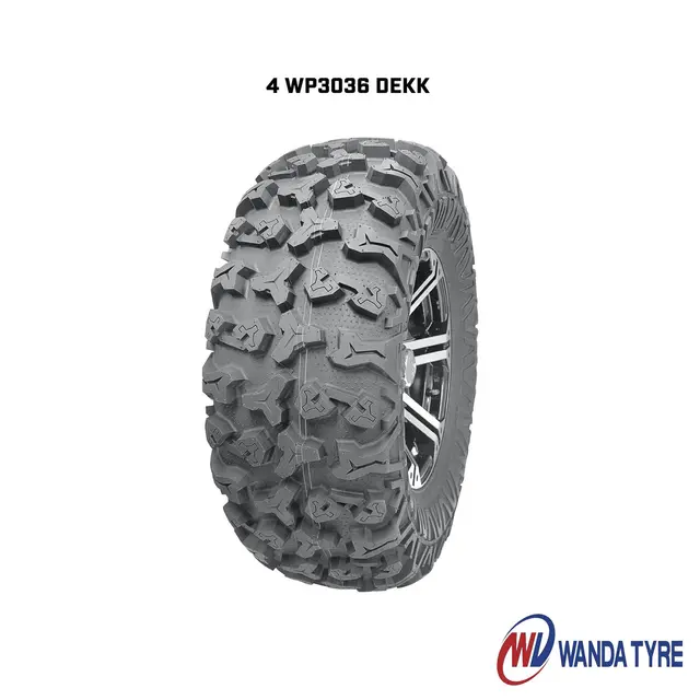 Hjulpakke 69 - Japanske 4x4 Wanda P3036 E4, ITP Hurricane - Sort 