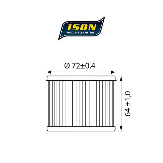 ISON 133 Oljefilter- Suzuki GS/GSX/GSX-R 