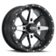 ITP Cyclone F+B - 4/156, 5+2 - 15x7 Svart og Maskinert, Rock Armor-teknologi