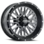 ITP Momentum - 4/156, 5+2(+30) - 15x7 Blank Svart/Maskinert, Rock Armor