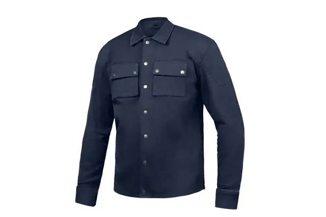 Ixon Settler Skjorte Navy Urban kjøreskjorte stretch A-godkj.MC 
