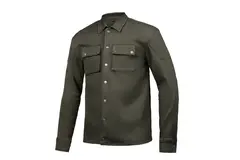 Ixon Settler Skjorte Khaki Urban kjøreskjorte stretch A-godkj.MC