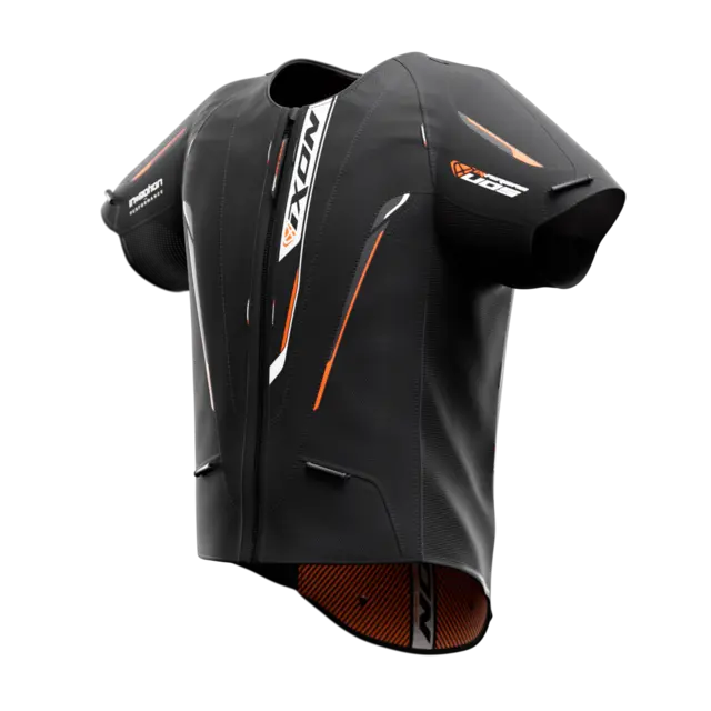 Ixon Ix-airbag U05 Vest Sort/O. InMotion/Ixon Airbag Vest racing trådløs 