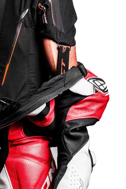 Ixon Ix-airbag U05 Vest Sort/O. InMotion/Ixon Airbag Vest racing trådløs 