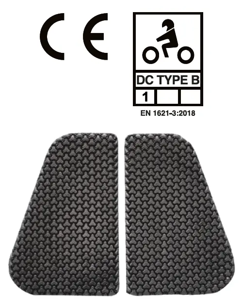 Ixon Racing-Pack  IX-Airbag U05 Brystbeskytter pads til IX-Airbagvest 