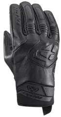 Ixon Mig 2 Leather vintage hansker Sort Kort roadster-hanske for varme dager