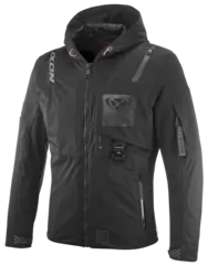Ixon M-Quarter Jakke Sort Laminert softshell, 4veis-stretch, Urban