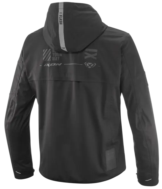 Ixon M-Quarter Jakke Sort Laminert softshell, 4veis-stretch, Urban 