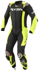 Ixon Vortex 3 Racing Sort/Gul Racingdress ventilert Airbag ready