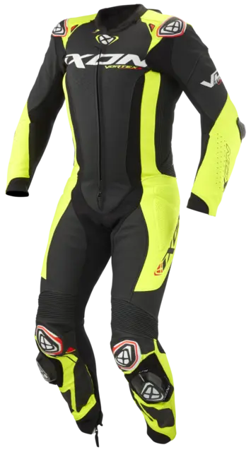 Ixon Vortex 3 Racing Sort/Gul Racingdress ventilert Airbag ready 