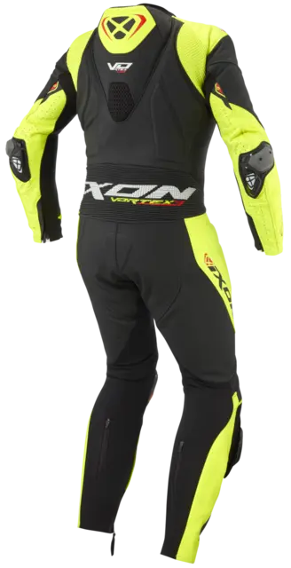 Ixon Vortex 3 Racing Sort/Gul Racingdress ventilert Airbag ready 