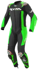 Ixon Vortex 3 Racing Sort/Grønn Racingdress ventilert Airbag ready