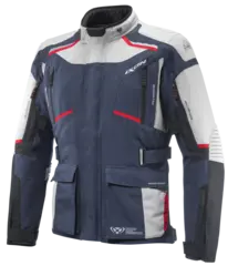 Ixon Midgard Touringjakke Grå/Navy Prisgunstig fresh touring model