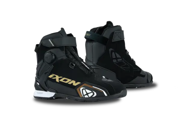 Ixon Bull 2 WP Sko Dame Sort/Gull Sporty Michelin såle Fidlock lukkemech 