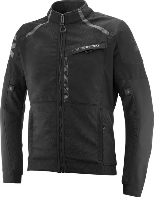 Ixon Ostara Adventure jakke Sort Ventilert Ripstop Stretch 