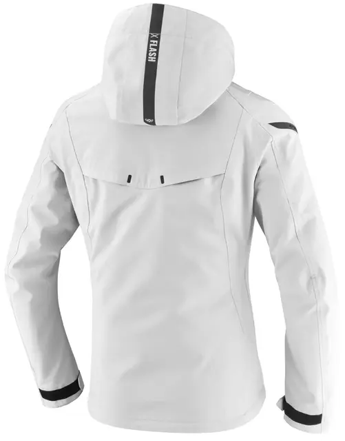 Ixon Burning Dame jakke Lysgrå 3L XDRY 4 vent porter Uttagbart fôr 