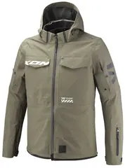 Ixon Square jakke Khaki 3L XDRY 3 vent porter Uttagbart fôr