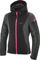 Ixon Burning Damejakke Sort/Rosa 3L XDRY 4 vent porter Uttagbart fôr