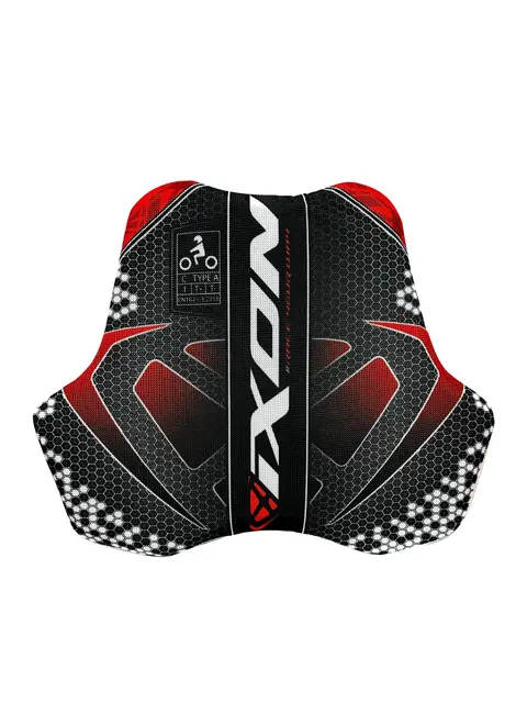 Ixon Race brystbestkytter Sort/Hvit/Rød Racing brystbeskytter 
