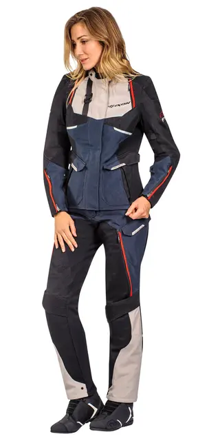 Ixon Eddas Bukse Dame Navy/Sort Adventure Vanntett X-Dry Z-liner 
