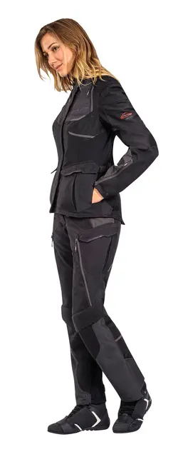 Ixon Eddas Bukse Dame Sort/Antrasitt Adventure Vanntett X-Dry Z-liner 