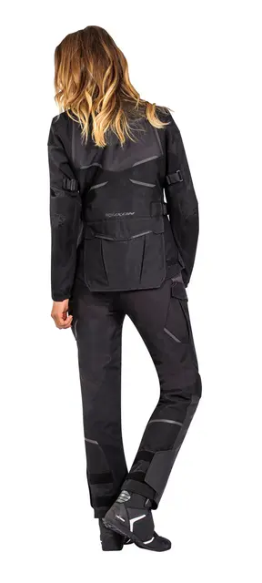 Ixon Eddas Bukse Dame Sort/Antrasitt Adventure Vanntett X-Dry Z-liner 