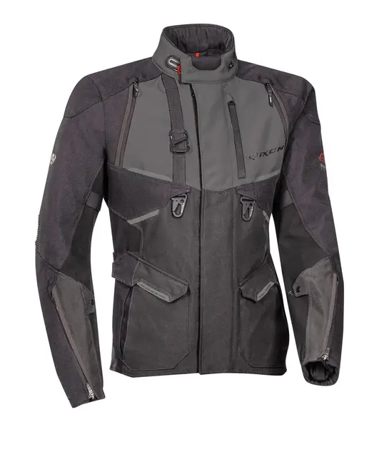 Ixon Eddas Jakke Sort/Antrasit Adventure Vanntett X-Dry Z-liner 