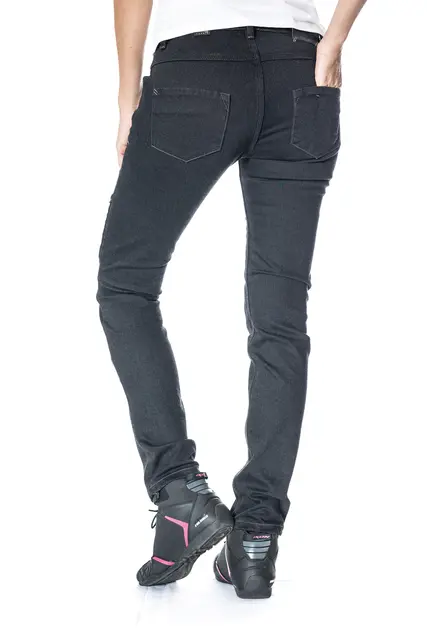 Ixon Billie AA-Dame Denim Sort 1-lags AA-rating Cordura Max-Stretch 