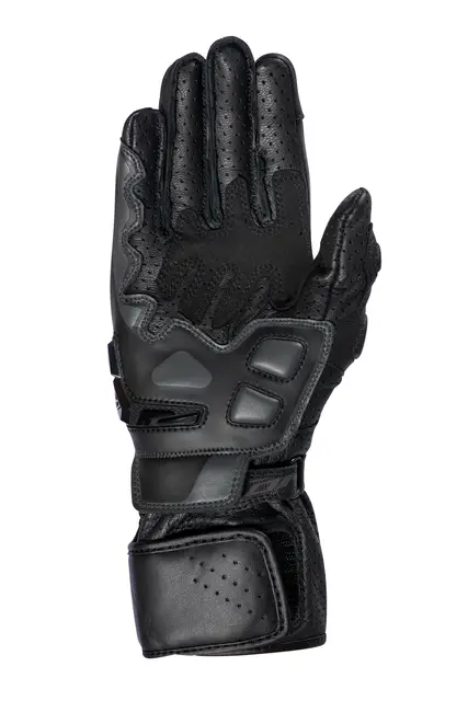 Ixon GP5 Air damehanske Sort Sport/racing perforert i geiteskinn 