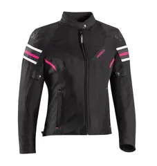 Ixon Ilana EVO Damejakke Sort/rosa Utagbar vannett membran og fôr 3in1