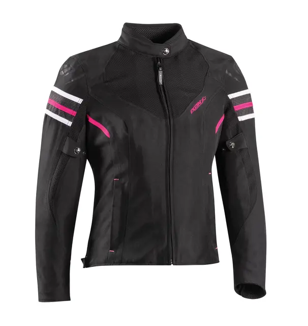 Ixon Ilana EVO Damejakke Sort/rosa Utagbar vannett membran og fôr 3in1 