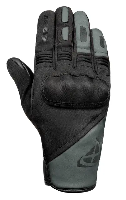 Ixon Pro Oslo Hanske Sort/khaki Urban Touring Sofshell Skinn Fôr 