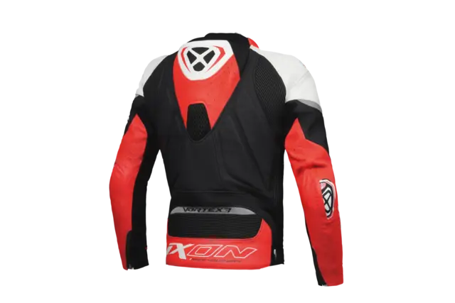 Ixon Vortex 3 Jakke Sort/Rød 2-delt racing skinndress 