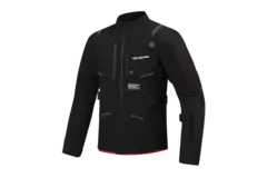 Ixon M-Skeid Adv.jakke Sort/rød XDRY 3L laminert Adventure Touring