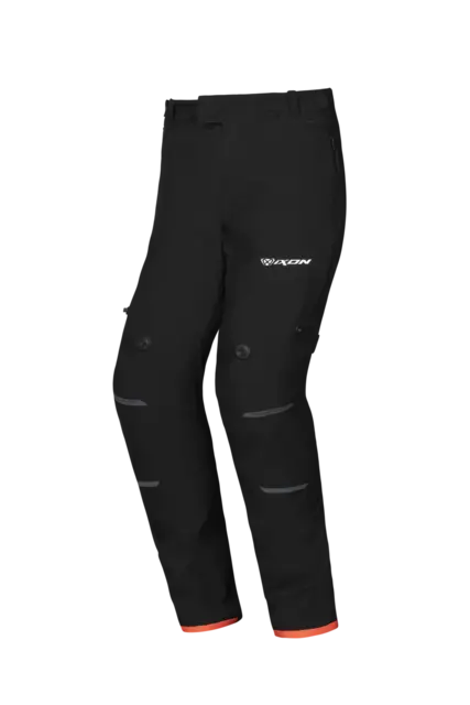 Ixon M-Skeid Adv.bukse Sort/Rød XDRY 3L laminert Adventure Touring 