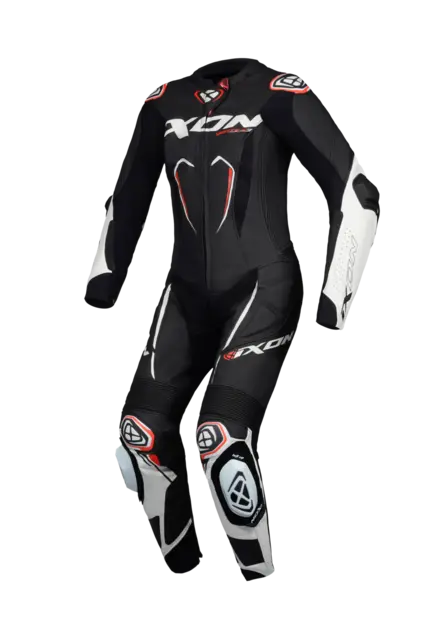 Ixon Vortex 3 Dame Race Sort/hvit Hel racingdress stretch ventilert 