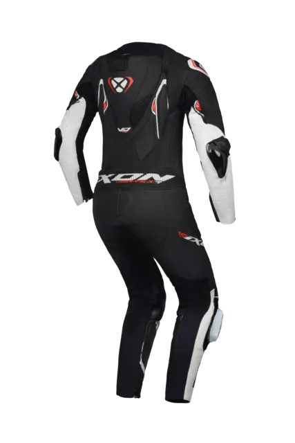 Ixon Vortex 3 Racing Sort/hvit Racingdress ventilert Airbag ready 