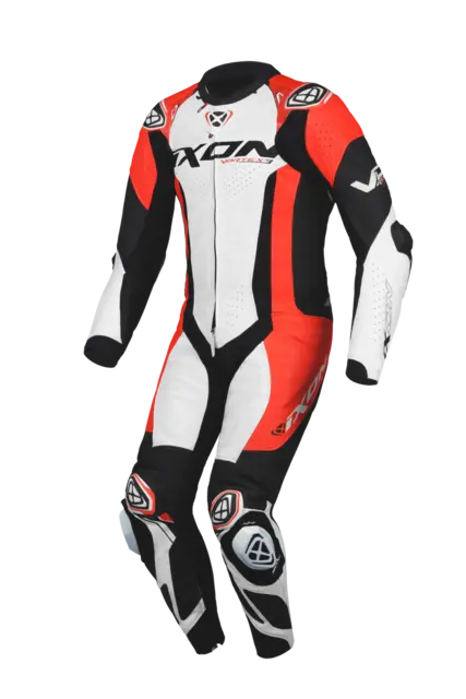 Ixon Vortex 3 Racing Sort/rød Racingdress ventilert Airbag ready 
