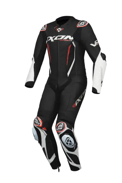 Ixon Vortex 3 Jr.Racing Sort/hvit Hel racingdress stretch ventilert 