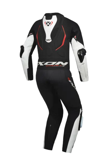 Ixon Vortex 3 Jr.Racing Sort/hvit Hel racingdress stretch ventilert 