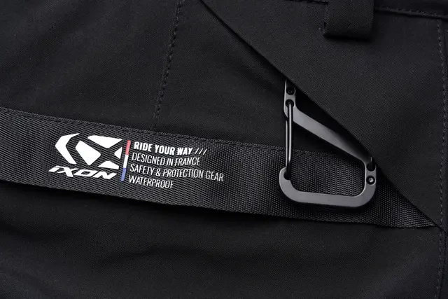 Ixon Akro Bukse Sort Lang XDRY 3L laminert Urban Touring 
