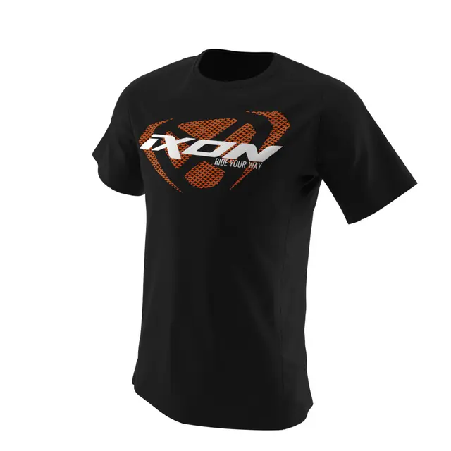 Ixon Unit Tee Sort/Hvit/Oransj Cool T-skjorte 