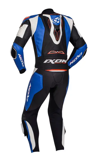 Ixon Vendetta Evo Race Sort/Blå Full-Race stretch ventilert Airbag ready 