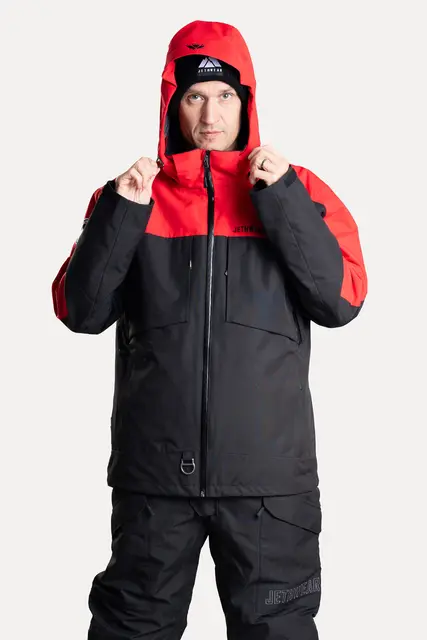 Jethwear - Venture Jakke, SAFE Black/Red, Safe 