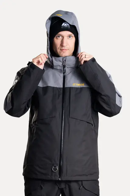 Jethwear - Venture Jakke, SAFE Black/Grey/Yellow, Safe 