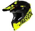 Just1 J12 Pro - Racer, Gul Car.Blank Superlett crosshjelm av carbon